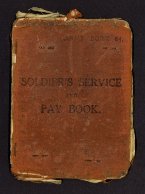 'Soldier's service & pay book' belonging to a Stanley Morris dated 15.09.39; 78822
