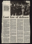Press cutting - "Last Line of Defence" - Home Guard; 1990