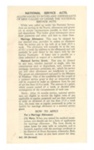 Information leaflet - "Allowances to wives of men called up under National Service acts"; 36245