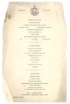 Menu - "S.S. Otranto" - orient line - first class - 28/02/1946 - breakfast - luncheon - dinner; 28/02/1946; 38224