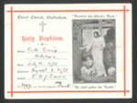 Certificate of holy baptism - Keith David Hitchman - 10/07/1931; 10/07/1931; 34437 Certificate of holy baptism - Keith David Hitchman - 10/07/1931; 10/07/1931; 34437