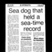 Newspaper clippings (obituaries) - Vice Admiral Sir Ernle Pope, Admiral Hugh Balfour etc ; 79754 Newspaper clippings (obituaries) - Vice Admiral Sir Ernle Pope, Admiral Hugh Balfour etc ; 79754