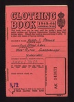 Board of Trade clothing book (general) - 1945-46 - Alice T. Brown - Scarborough; 1/01/1945; 2231