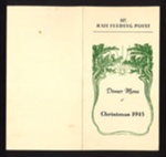 Christmas dinner menu - 117 rail feeding point - British Army of the Rhine - Christmas 1945; 25/12/1945; 5477
