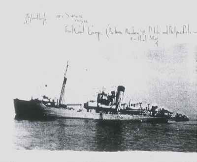 Copied photographs (5) - relating to "H.M.S. sapphire" & R.N.P.S. (poor quality); 33082