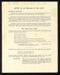 Information leaflet - "Landing by parachute"- local defence volunteers; 5169 Information leaflet - "Landing by parachute"- local defence volunteers; 5169