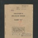 Army book x801 - soldier's release book class "A" - Gnr George Coward - Royal Artillery - 10/11/1945; 10/11/1945; 34522 Army book x801 - soldier's release book class "A" - Gnr George Coward - Royal Artillery - 10/11/1945; 10/11/1945; 34522