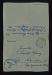 Handwritten letter from Hans Rosenauer to Glanz family 14/09/1944 stepHanskirchen. letter from Hans to Franz returned. whereabouts of Franz unknown. in German with English translation. Franz Glanz a POW at Eden Camp.; 71529 Handwritten letter from Hans Rosenauer to Glanz family 14/09/1944 stepHanskirchen. letter from Hans to Franz returned. whereabouts of Franz unknown. in German with English translation. Franz Glanz a POW at Eden Camp.; 71529