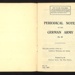 Instruction manual - "Periodical notes on the German army no: 29" - chemical warfare and smoke - War Office - July 1940; 1/07/1940; 9718 Instruction manual - "Periodical notes on the German army no: 29" - chemical warfare and smoke - War Office - July 1940; 1/07/1940; 9718