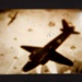 Photograph (sepia) - "Wellington bomber over Germany"; 5561 Photograph (sepia) - "Wellington bomber over Germany"; 5561