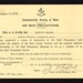 Certificate - Air Raid Precautions & voluntary aid course - 01/05/1940 - awarded to Beatrice Beasley - plus leaflet form 923 Ministry of Labour & National Service - "First aid"; 1/05/1940; 5405