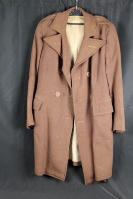 Women's Land Army coat belonging to a Meg Thompson- dated circa 1942; 78974 Women's Land Army coat belonging to a Meg Thompson- dated circa 1942; 78974