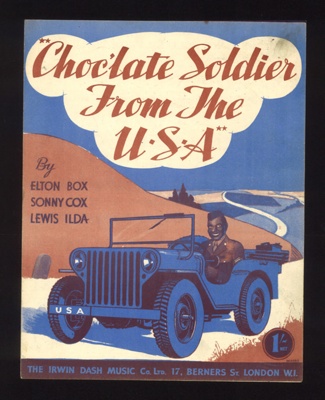 Sheet Music - "Chocolate Soldier From the U.S.A." by Elton Box - Sonny Cox - Lewis Ilda - 1944; 1/01/1944; 6213 Sheet Music - "Chocolate Soldier From the U.S.A." by Elton Box - Sonny Cox - Lewis Ilda - 1944; 1/01/1944; 6213