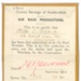 A.R.P Authorization card (yellow) - Miss C. Braid - issued 09/08/1940; 9/08/1940; 37881 A.R.P Authorization card (yellow) - Miss C. Braid - issued 09/08/1940; 9/08/1940; 37881
