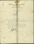 Letter - to Mr. G. Hood from "Dobsons and Browne & Co Ltd" re: Mr. hood's resignation - 03/04/1939; 3/04/1939; 5150 Letter - to Mr. G. Hood from "Dobsons and Browne & Co Ltd" re: Mr. hood's resignation - 03/04/1939; 3/04/1939; 5150