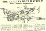 Technical drawing & description - Handley page Halifax - night bombing heavyweight; 37771