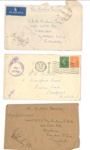 Envelopes (12) - all with various types of censor franks - including "R.A.F. censor 467"; 37031