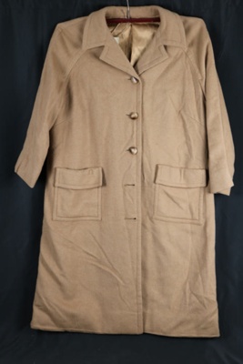 Beige trench coat- modern (costume for school visit etc) ; 79108