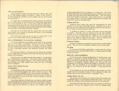 Public information leaflet no: 3 - "Evacuation why and how ?"; 36253 Public information leaflet no: 3 - "Evacuation why and how ?"; 36253