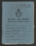 R.A.F. form 2520a - R.A.F. Service & Release Book - Cpl John Stephenson 989002; 34394