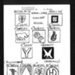 Hand drawings - formation badges of British Armoured Division units 1939-1945 by Tom Wilson; 9935