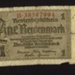 Bank notes (3) - German eine rentenmark - issued by Deutsche rentenbank - January 1937; 1/01/1937; 5246