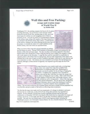 Internet source: silk escape & evasion maps; 34613