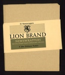 Packet of newswrappers (7) - "Lion brand" with strip-easy opening device; 6033