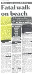 Newspaper article & Correspondence re: shooting of Mary Wardell on Scarborough beach 14/09/1940; 14/09/1940; 36269