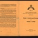 Civil Defence information leaflet no: 5 - "Fire precautions in war time" - August 1939; 1/08/1939; 9693 Civil Defence information leaflet no: 5 - "Fire precautions in war time" - August 1939; 1/08/1939; 9693
