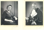 Copies of photographs (2) - Mr & Mrs Leonard Daley in robes of office - Sheriff of York - circa 1960; 37944 Copies of photographs (2) - Mr & Mrs Leonard Daley in robes of office - Sheriff of York - circa 1960; 37944
