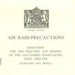 Photocopy of A.R.P Booklet - "Directions for the Erection and Sinking of the Galvanised Corrugated Steel Shelter" - February 1939; 1/02/1939; 38032