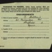 Board of Trade buying permit (green) - authorising the supply of one pair of industrial safety boots - 1946 - (for coal miner); 1/01/1946; 6133 Board of Trade buying permit (green) - authorising the supply of one pair of industrial safety boots - 1946 - (for coal miner); 1/01/1946; 6133