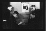 Photograph - A.R.P staff playing chess; 5379