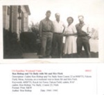 Cadets Ron Bishop and Vic Baily -  From Course 23 on a Weekend visit to hosts Mr and Mrs Fitch - 1944/1945 - Photo No. 00015; 83383 Cadets Ron Bishop and Vic Baily -  From Course 23 on a Weekend visit to hosts Mr and Mrs Fitch - 1944/1945 - Photo No. 00015; 83383