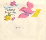 Envelope (white) - "Wedding Telegram"; 38569