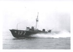 Copies (2) of photograph - R.A.F. air/sea rescue launch no: 177 at speed (with legend); 34362 Copies (2) of photograph - R.A.F. air/sea rescue launch no: 177 at speed (with legend); 34362