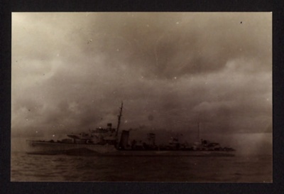 Photograph - "H.M.S. Hurricane" - destroyer - North Atlantic 1942 - sunk in Bay of Biscay 24/12/1943; 1/01/1942; 5490
