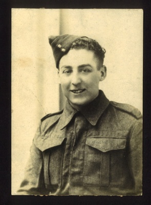 Photograph - Pte G.A. Woollard - "Royal Berkshire Regiment" & small mail bag from India (white); 5334