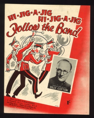 Sheet Music - "Hi-jig-a-jig-hi-jig-a-jig Follow the Band" by Sim Simmons - 1947; 1/01/1947; 6255