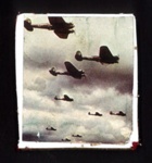 Photograph - formation of German Heinkel III bombers; 9033