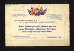 Christmas card - city of Leeds federation of junior conservatives - Christmas 1944; 25/12/1944; 9689