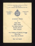 A.T.S. dinner menu - Christmas day 1944 - Chilwell group A.T.S. - 25/12/1944; 25/12/1944; 5322 A.T.S. dinner menu - Christmas day 1944 - Chilwell group A.T.S. - 25/12/1944; 25/12/1944; 5322