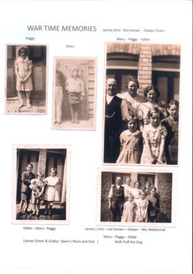 Copied Photograph - Evacuees held with donators family during the Second World War, Cambridgeshire, evacuees from London. ; 83840 Copied Photograph - Evacuees held with donators family during the Second World War, Cambridgeshire, evacuees from London. ; 83840