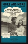 Sheet Music - "More and More" by E.Y.harburg & Jerome Kern - 1944; 1/01/1944; 6222