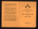 Civil Defence information leaflet no: 5 - "Fire precautions in war time" - August 1939; 1/08/1939; 13115