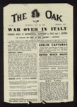Newsletter- The Oak- 'War over in Italy' dated 03.05.1945 ; 79121