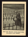 German propaganda leaflet - "Do you want your mother to find you here ?" / "In the name of democracy"; 5090