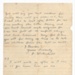 Letter to Mrs J.W Green from evacuees mother (Mrs F Witenall) during London Blitz, WWII; 83842