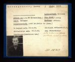 German P.O.W. record card - Ludwig Ehrengruber - Rumanian - Dob 01/05/1922; 6619